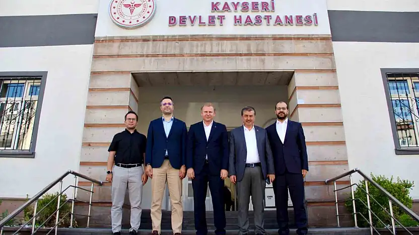 Yeşilhisar heyetinden Başhekim Çöl'e ziyaret