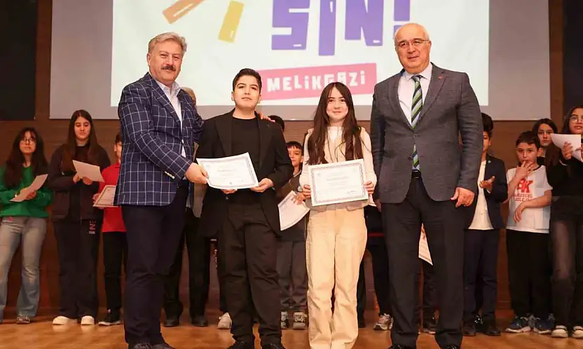 'Sen Yaparsın Melikgazi'de başarılı olan küçük müzisyenler ödüllerini aldı