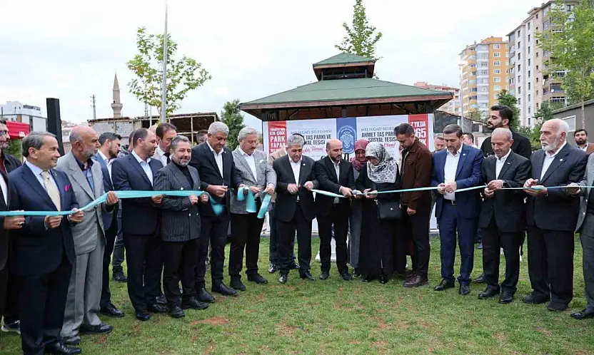 Ahmet Taş Parkı ve Sosyal Tesisi hizmete açıldı