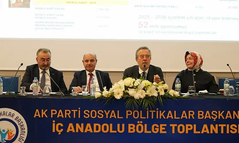 AK Parti Sosyal Politikalar Başkanlığı İç Anadolu Bölge Toplantısı Kayseri'de gerçekleştirildi