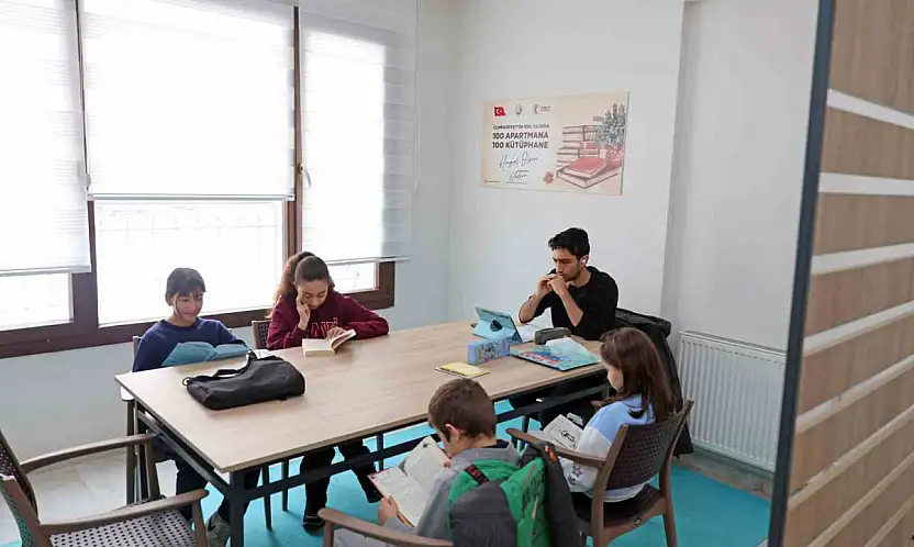 Apartman kütüphaneleri öğrencilerin adresi