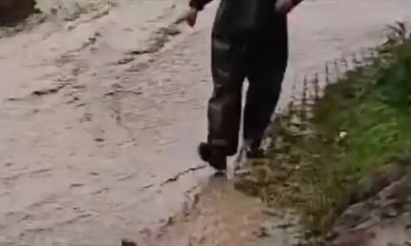 Aşırı yağış Develi'de sele dönüştü