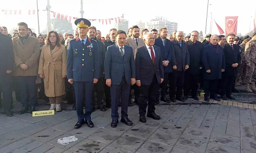 Atatürk'ün Kayseri'ye gelişinin 106. yıl dönümü kutlandı