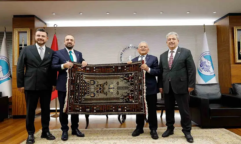 Başkan Büyükkılıç, AK Parti Genel Başkan Yardımcısı Faruk Acar'ı ağırladı