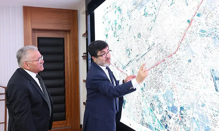 Başkan Büyükkılıç, Altyapı Yatırımları Genel Müdürü Eyigün'ü ağırladı