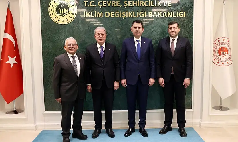 Başkan Büyükkılıç, Bakan Kurum ile projeleri paylaştı