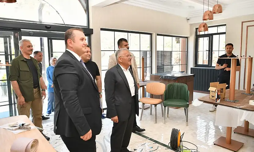 Başkan Büyükkılıç, MÜLHEM Kayseri Mutfağı'nda incelemelerde bulundu