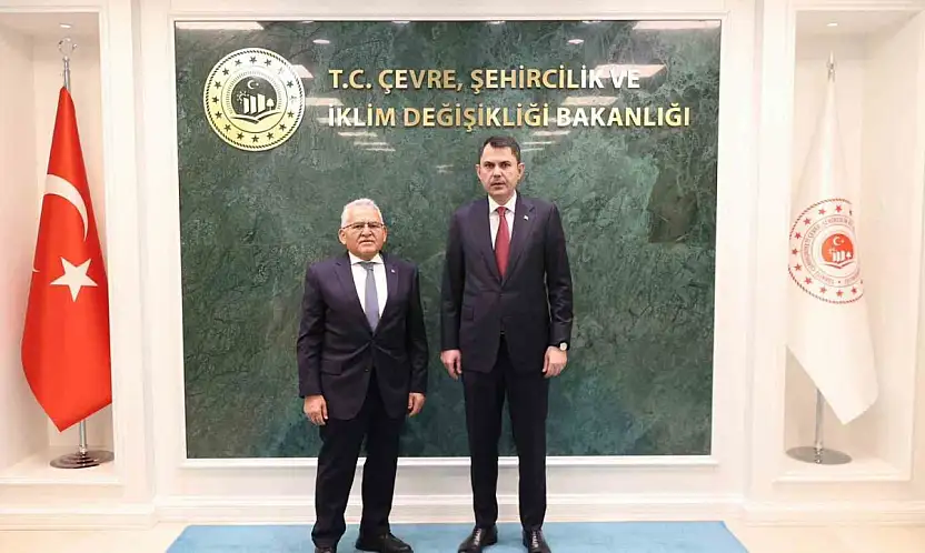 Başkan Büyükkılıç'tan Bakan Kurum'a ziyaret