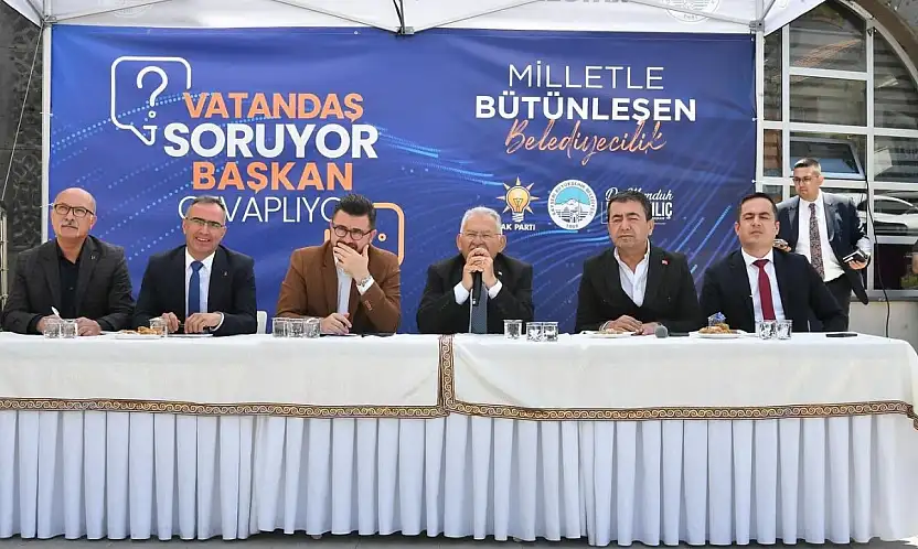 Başkan Büyükkılıç'tan Bünyanlılara: 'Emrinizdeyiz, hizmetinizdeyiz'