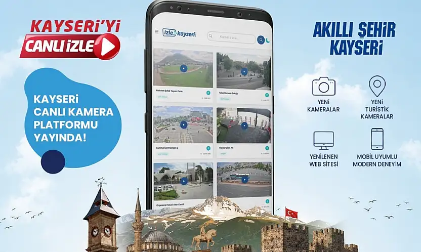 Başkan Büyükkılıç'tan Dijital Kayseri vizyonunda yeni adım: izle.kayseri.bel.tr