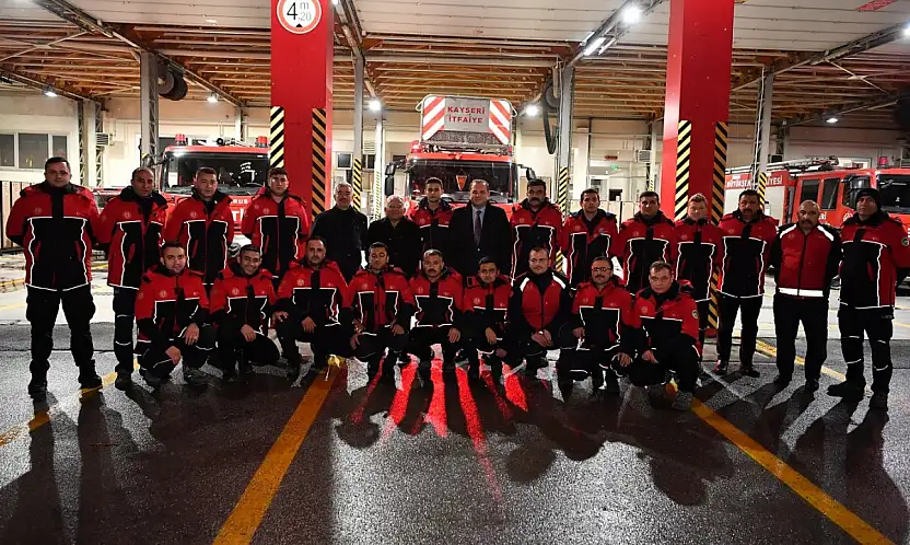 Başkan Büyükkılıç yeni yıla ekiplerle girdi