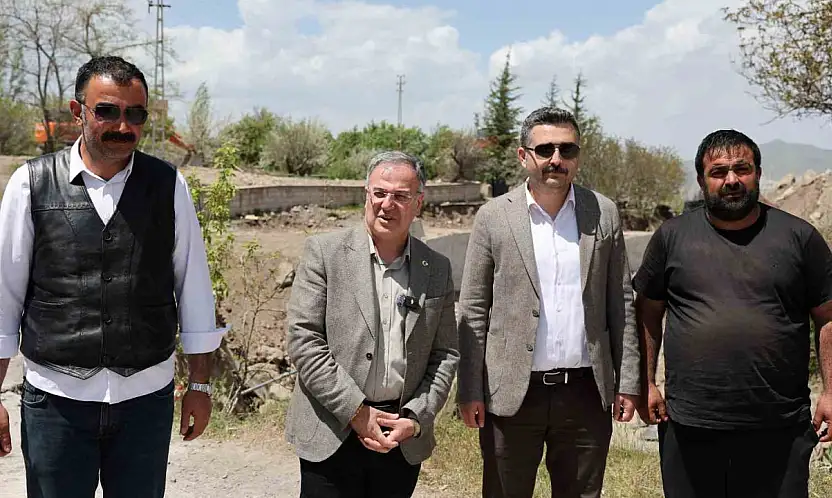 Başkan Özdoğan: '2,5 kilometrelik kanal, bağ mevsimi başlamadan tamamlanacak'