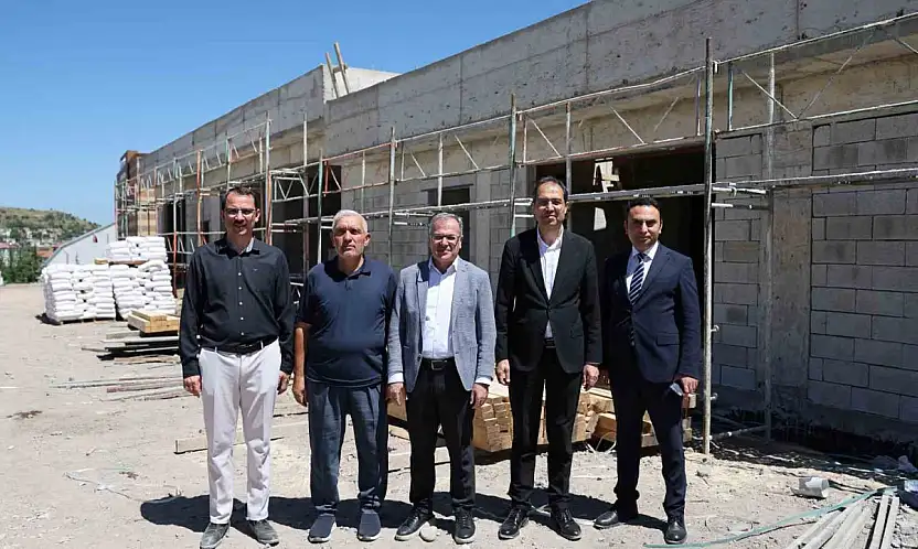 Başkan Özdoğan'dan 112 acil sağlık merkezi inşaatına yakın takip