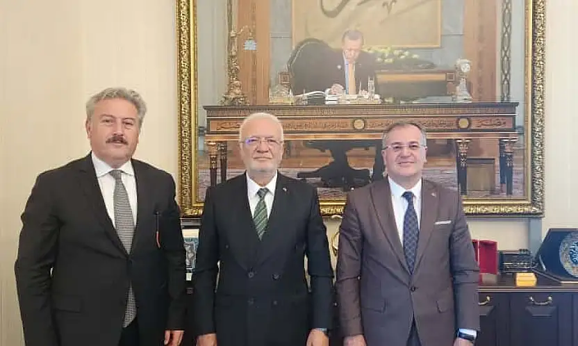 Başkan Özdoğan'dan Elitaş'a ziyaret