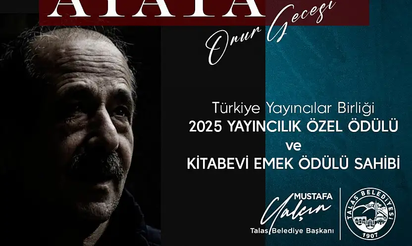 Başkan Yalçın'dan Esat Ayata için onur gecesi