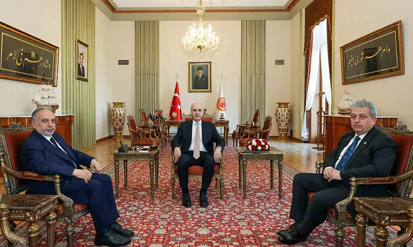 Başkan Yalçın'dan Meclis Başkanı Kurtulmuş'a anlamlı ziyaret