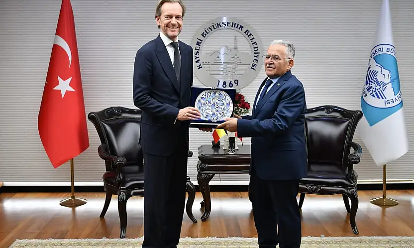 Belçika büyükelçini ağırlayan Büyükkılıç'tan AB vurgusu