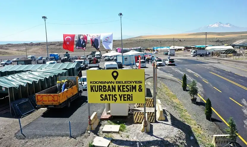 Bölgenin en büyük kesim ve satış yeri Kocasinan'da hazır