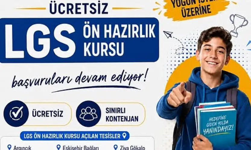 Büyükşehir'den gençlere TYT, LGS ve YDS kursları