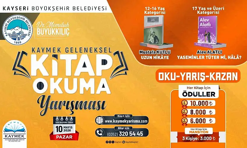 Büyükşehir'den kitap sevgisini büyüten yarışma