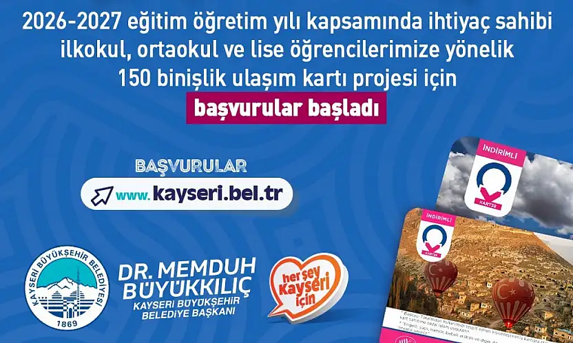Büyükşehir'den öğrencilere yeni eğitim yılında da ulaşım desteği: Başvurular başladı
