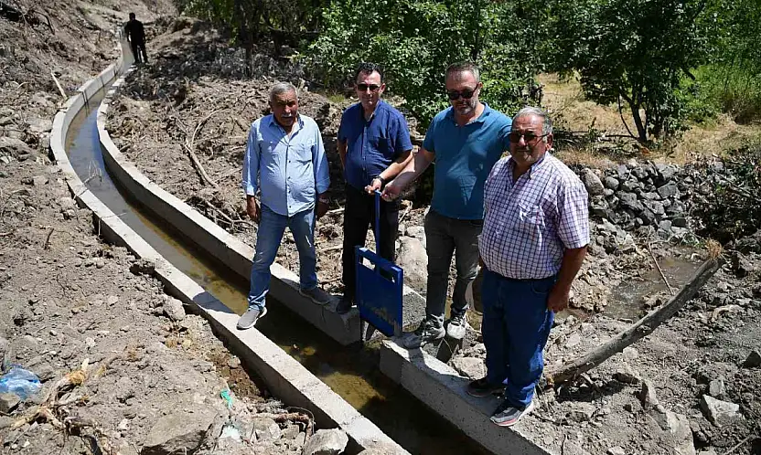 Büyükşehir'den Yeşilhisar'da 7 milyon TL'lik çevreci sulama kanalı projesi
