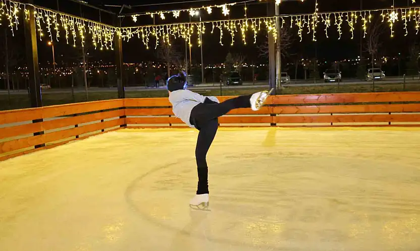 Büyükşehir ile açık hava buz pisti heyecanı başlıyor