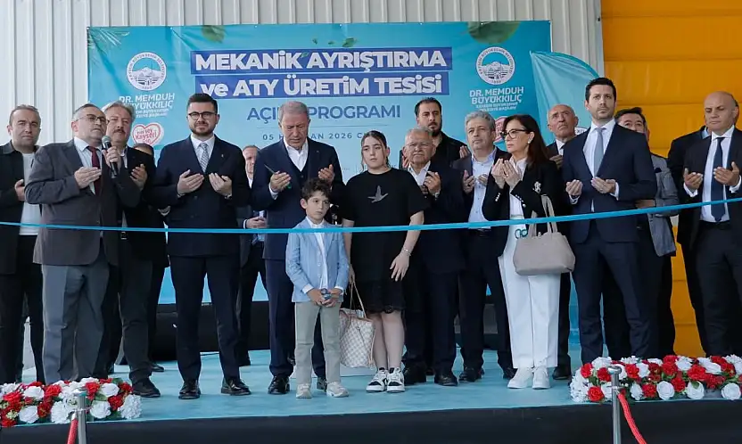 Büyükşehir'in Mekanik Ayırma ve ATY Üretim Tesisi açıldı
