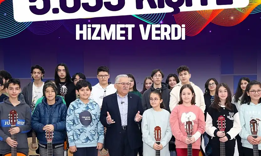 büyükşehir konservatuvarı 2025 yılında 5 bin 655 kişiye sanatla dokundu