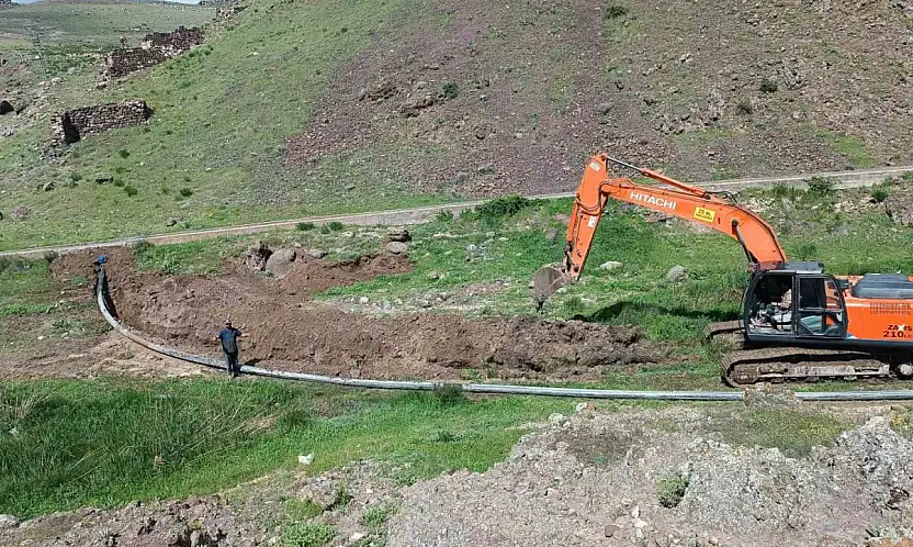 Büyükşehirden 9 milyon TL'lik kapalı sulama sistemi ile tarımsal üretime can suyu