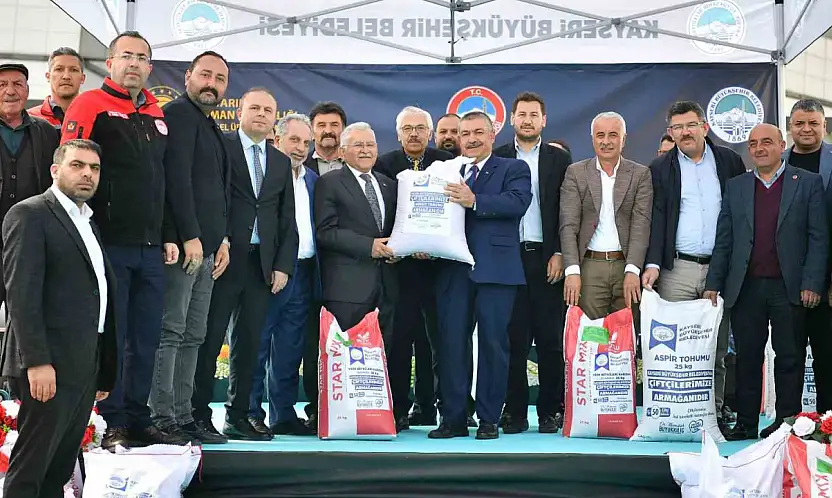 Çiftçiye 360 ton tohum dağıtıldı