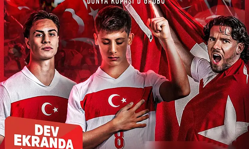 Dev ekranda milli maç heyecanı