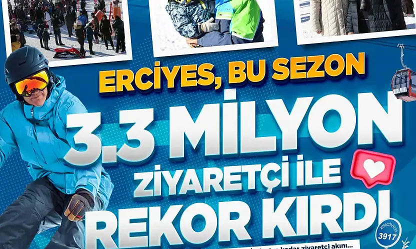 Erciyes, tarihin en uzun sezonunu yaşadı