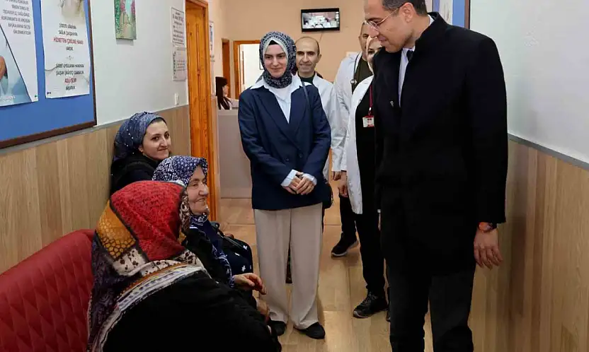 Erşan'dan aile sağlığı merkezlerine ziyaret