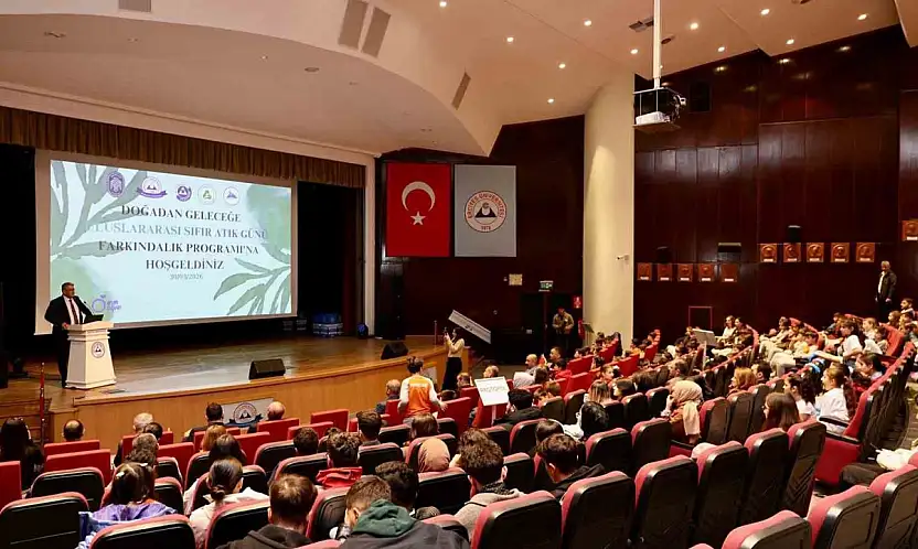 ERÜ'den Uluslararası Sıfır Atık Günü dolayısıyla farkındalık etkinliği