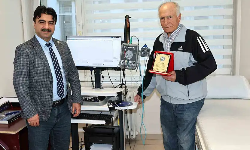 ERÜ Hastanelerine, hayırsever tarafından EMG cihazı bağışlandı