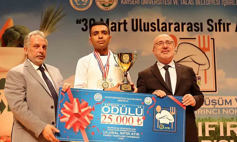 Genç şef adayları ödüllerini aldı