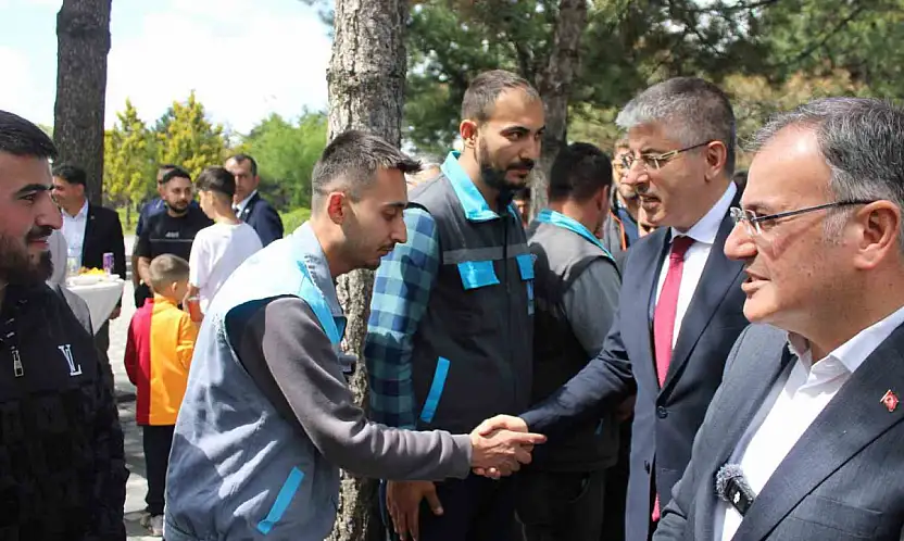 Hacılar'da bayramlaşma programı düzenlendi