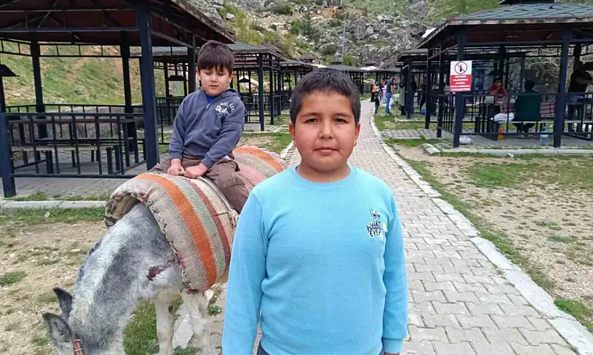 Homurlu'da eşek turları başladı
