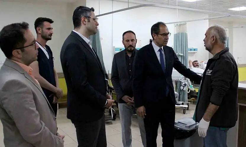 İl Sağlık Müdürü Erşan'dan Kayseri Devlet Hastanesi'nde inceleme