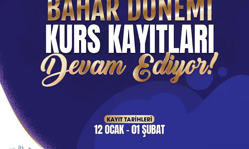 KAYMEK Sanat ve Mesleki Eğitim Bahar Dönemi Kurs kayıtları sürüyor