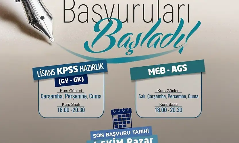 KAYMEK'ten KPSS ve MEB-AGS hazırlık kursları