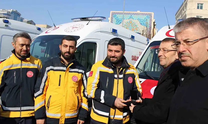 Kayseri'de 12 ambulans daha hizmete başladı