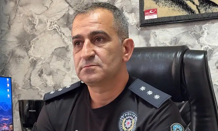 Kayseri'de başkomiserden duygu dolu emeklilik anonsu