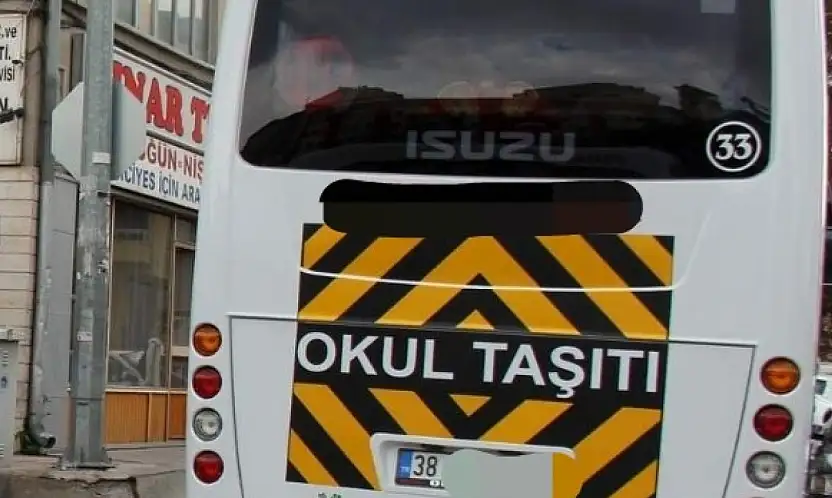 Kayseri'de okul servisi ücretleri belli oldu
