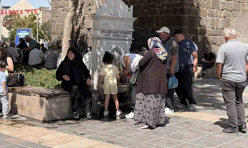 Kayseri'de termometreler 34 dereceyi gösterdi
