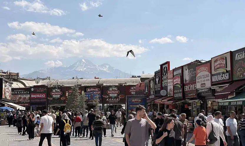Kayseri'de yazın en sıcak günü 23 Ağustos oldu