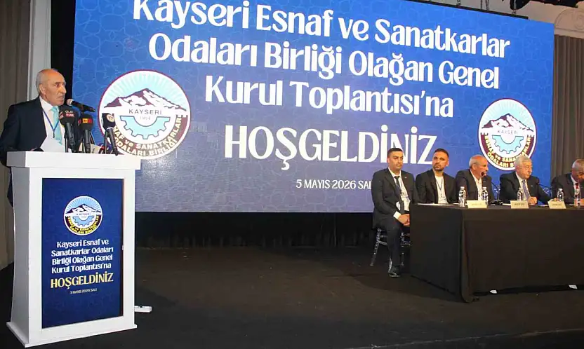 Kayseri Esnaf ve Sanatkarlar Odaları Birliği Genel Kurulu başladı