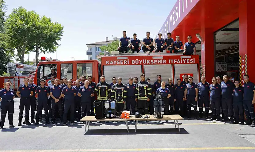 Kayseri İtfaiyesi'nin teknolojik ve teknik kapasitesi güçleniyor