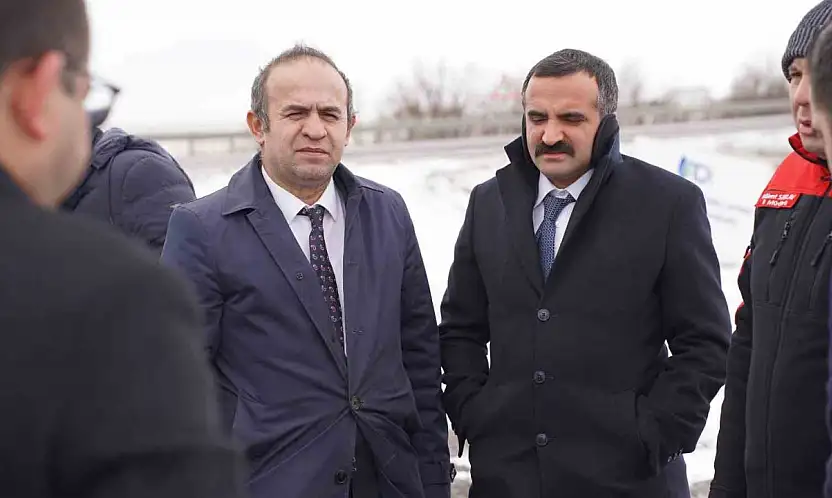 Kayseri OTB'de gece yarısı mesaisi ardından saha incelemesi